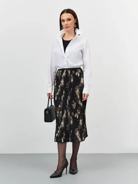 Юбка-плиссе из фактурной ткани SAVAGE 2399₽