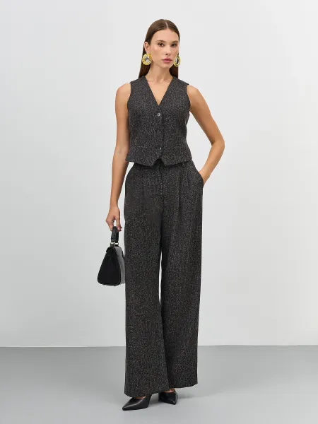 Брюки с мягкими складками из смесовой вискозы SAVAGE 4499₽