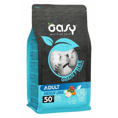 Oasy Dry Grain Free Medium amp Large Professional сухой корм для взрослых собак средних и крупных пород беззерновой с РЫБОЙ 14115₽
