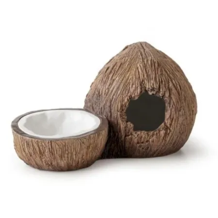 Exo Terra поилка с укрытием кокос Coconut Hide amp Water Dish 14х24х13 см PT3159 1079₽