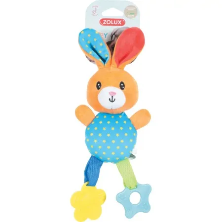 Zolux Игрушка плюшевая quotРадужный зайка quot с пищалкой и элементами EVA оранжевый 29 см 448₽