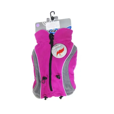 Rogz попона из флиса длина спины собаки розовая 28x41x30 см 1575₽