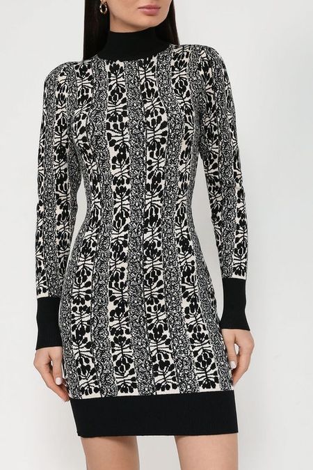Вязаное платье с принтом Desigual 6592₽