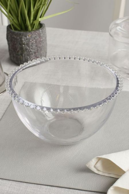 Прозрачная стеклянная пиала 21 см COINCASA 1942₽