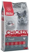 Корм сухой для кошек Blitz с курицей