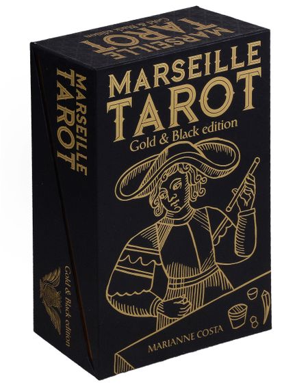 None Marseille Tarot. Gold & Black Edition (карты + книга)