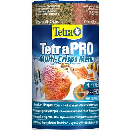 Tetra Pro Menu корм для всех видов рыб 4 вида чипсов - 250 мл 796₽