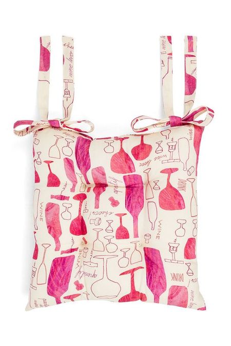 Подушка на стул с принтом Bottles Graphic COINCASA 1717₽