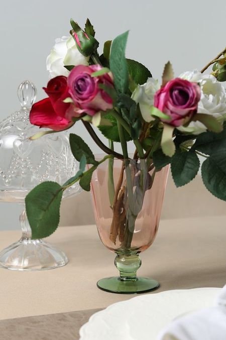 Ваза на ножке стеклянная EDG 1990₽