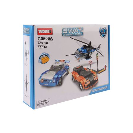Конструктор Полицейская погоня 535дет c 6лет 600₽