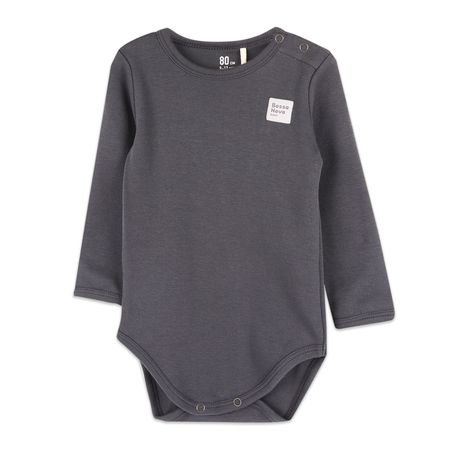 Боди Bossa Nova Basic длинный рукав графитовый 500₽