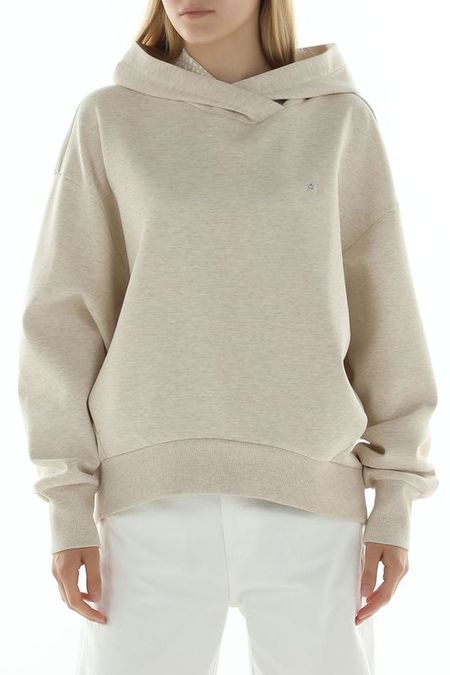 Худи из меланжевого хлопка BOSS 20500₽