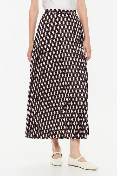 Юбка макси расклешенная с принтом DREAMS by Alena Akhmadullina 5842₽