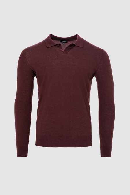 Джемпер поло из шерсти и кашемира 0₽