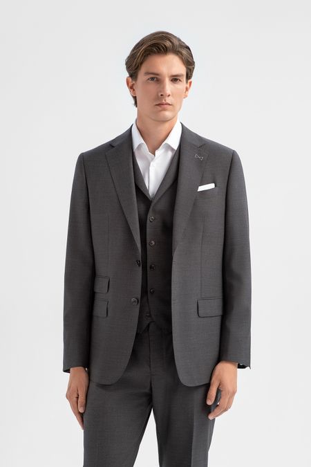 Пиджак из шерсти и шелка с водоотталкивающей обработкой 0₽