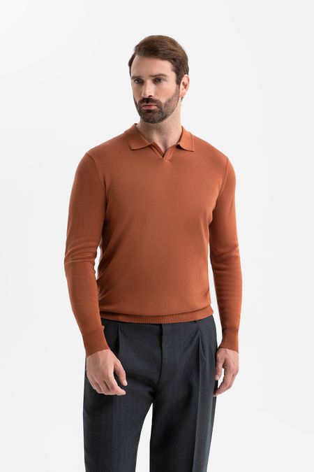 Джемпер поло Limited edition из шелка 0₽