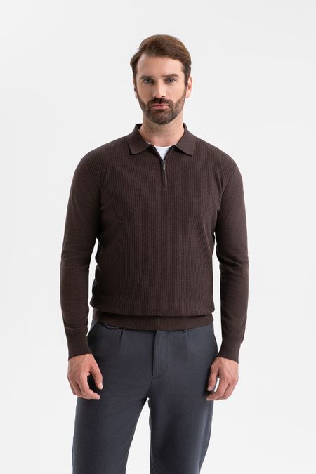 Джемпер поло из хлопка 0₽