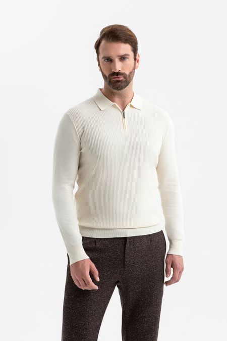 Джемпер поло из хлопка 0₽