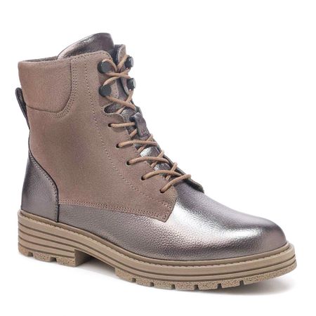 Женские зимние ботинки Karo Therapo Solidus бронзовый серо-коричневый 19999₽