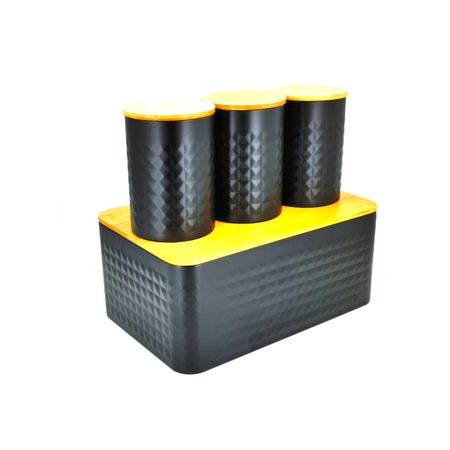 Набор Winner WR-8021 4 предмета хлебница 33х21х17см 3 контейнера 11х15см 2499₽