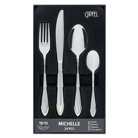 Набор столовых приборов Gipfel Michelle 51237 24 предмета 15992₽