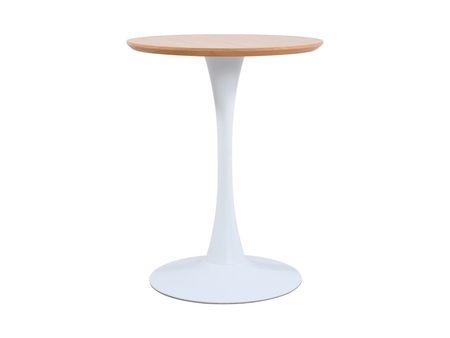 Кухонный стол divanru Тюлип 60 Древесный натуральныйБелый 10990₽