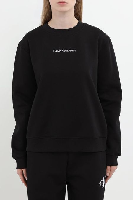 Свитшот хлопковый оверсайз Calvin Klein Jeans 9790₽