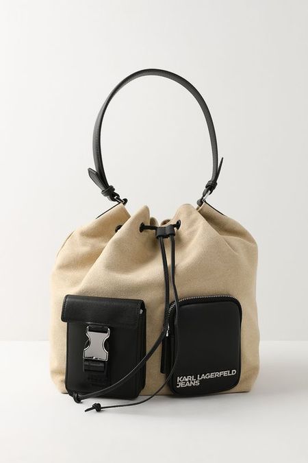 Сумка мешок с карманами Canvas Karl Lagerfeld Jeans 22290₽