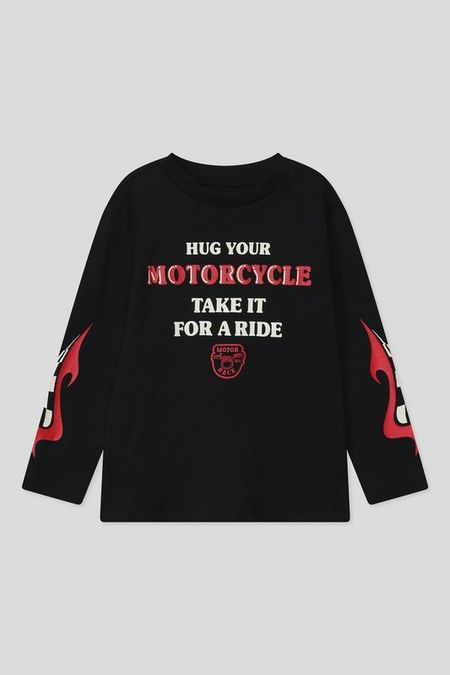 Лонгслив хлопковый с принтом OVS 375₽