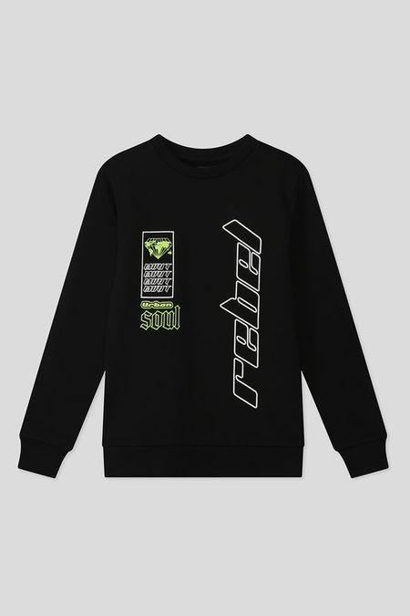 Хлопковый свитшот с принтом OVS 740₽