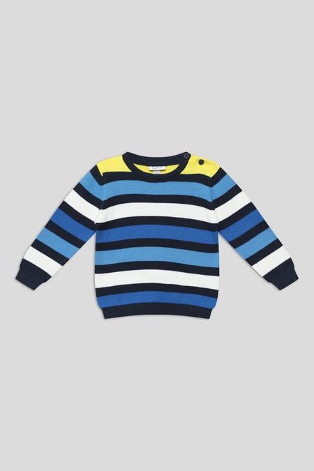 Джемпер хлопковый в полоску Fagottino 1600₽