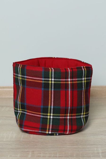 Корзина кухонная в клетку Tartan red COINCASA 1290₽