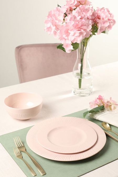 Сервиз чайно-столовый из 4 предметов Цветной бисквитный фарфор Dcor de Table 3742₽