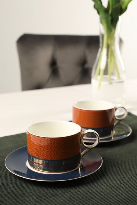 Набор из 2 фарфоровых чашек с блюдцем Арабика Dcor de Table 7477₽