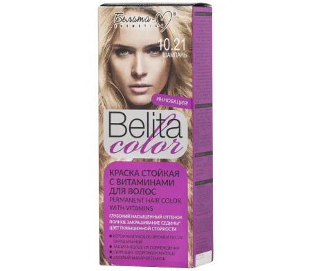 BIELITA COLOR тон №10.21 Шампань с витаминами