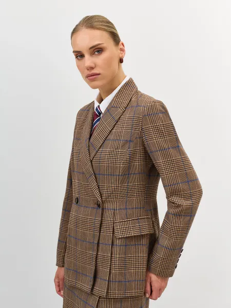 Двубортный жакет в клетку SAVAGE 7999₽