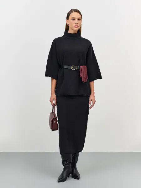 Юбка-миди из текстурной пряжи SAVAGE 3499₽