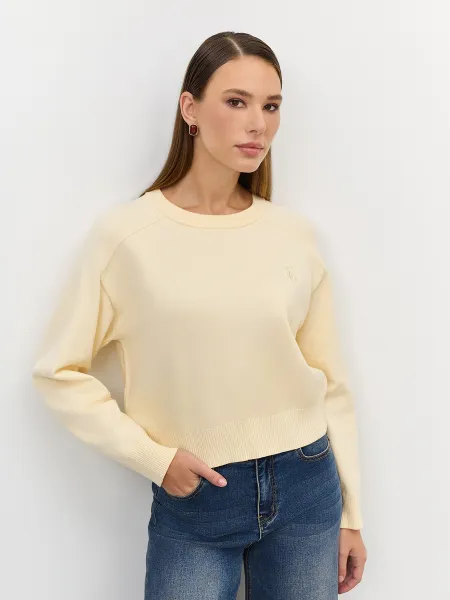 Укороченный джемпер с воротником стойкой SAVAGE 3199₽