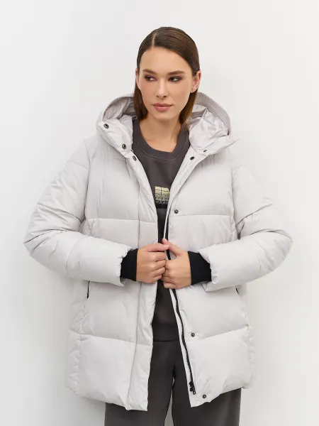 Удлиненная куртка с трикотажными манжетами SAVAGE 8799₽