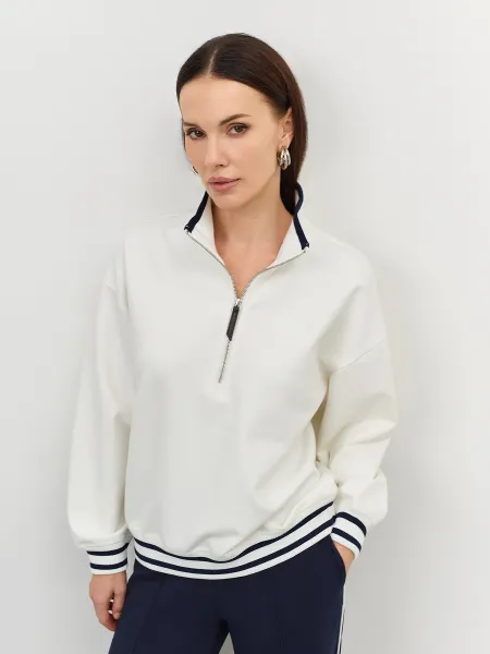 Джемпер с короткой молнией SAVAGE 5399₽