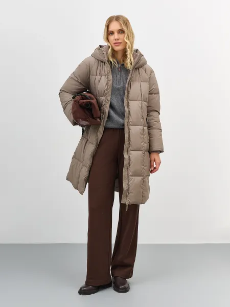 Теплое пальто с квадратной стежкой SAVAGE 14599₽