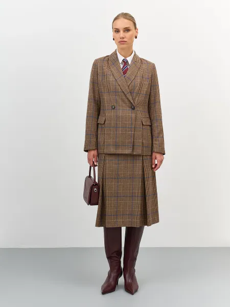 Юбка в клетку со складками SAVAGE 5399₽