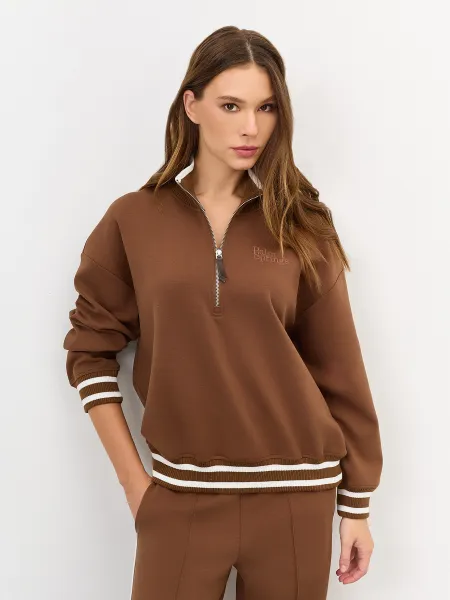 Джемпер с короткой молнией SAVAGE 5399₽