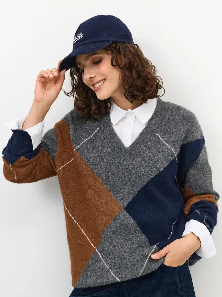 Свитер с узором аргайл SAVAGE 4399₽