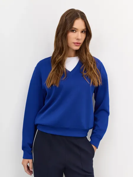 Джемпер из вискозы с V-образным вырезом SAVAGE 3799₽