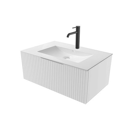 Тумба под раковину ЗОВ Кито Флавио 60 K60FB подвесная цвет Белый PET 25539₽