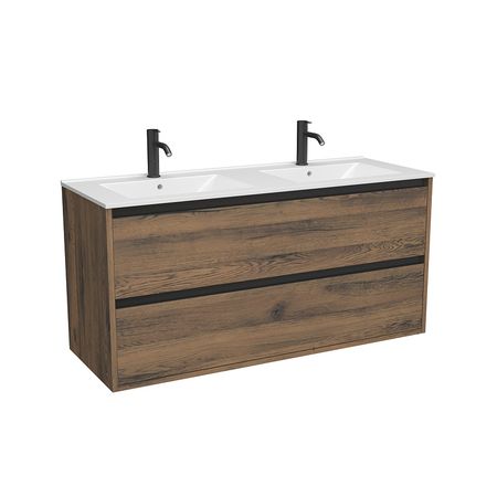 Тумба под раковину ЗОВ Парма 120 P120AT подвесная цвет Древесина Аттик 49037₽