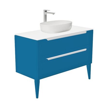 Тумба под раковину ЗОВ Севилья 100 S100B-KPW цвет Капри 81284₽