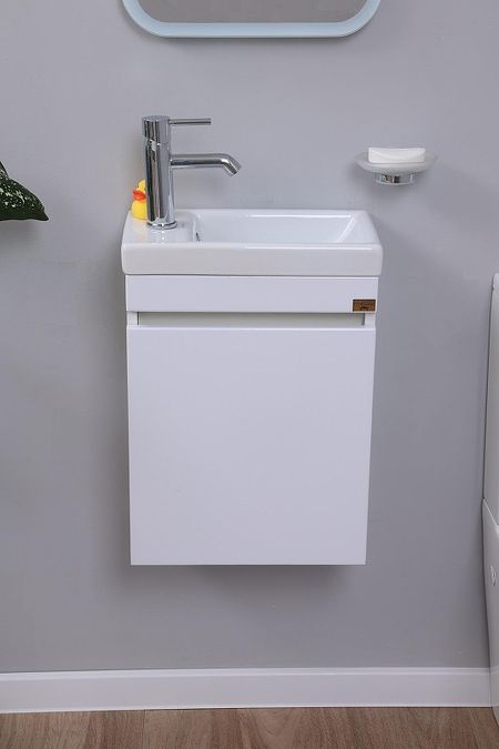 Тумба под раковину Alcora Compact 40 31116 подвесная цвет Белый 6730₽