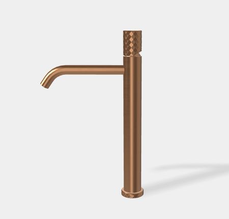 Смеситель для раковины Fima Carlo Frattini Spillo Tech F3031THXSXZS с донным клапаном цвет Бронза брашированная янтарная 111089₽